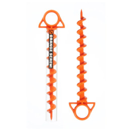 Picchetti da tenda Nite Ize Orange Screw Large arancione