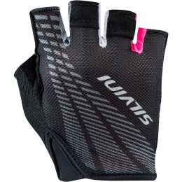 Guanti da ciclismo da donna Silvini Team WA1414 nero/rosa BlackPink