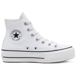 Scarpe da donna Converse Chuck Taylor All Star Lift Mid bianco WHITE