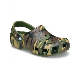 Pantofole per bambini Crocs Classic Camouflage Clog Army Green/Multi verde Army Green/Multi