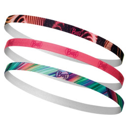 Fascia Buff Hairband (3ks) nero/rosa GleamMulti