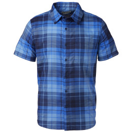 Camicia da uomo Marmot Aerobora Novelty SS blu scuro Twilight Blue Wayland Plaid