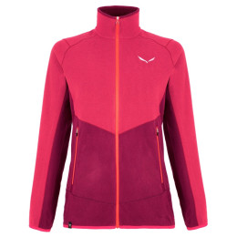 Felpa da donna Salewa W Paganella Jkt rosso RhodoRed/