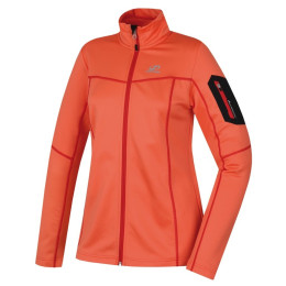 Felpa da donna Hannah Thea rosso LivingCoral