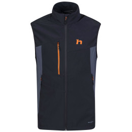 Gilet da uomo Hannah Carsten Vest grigio scuro anthracite/india ink