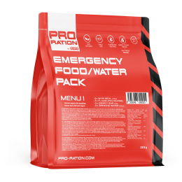 Piatto principale Adventure Menu Emergency food/water pack, Menu I rosso red