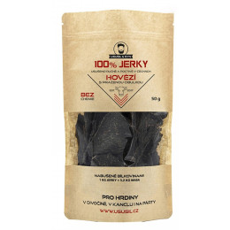 Jerky Usušil & Syn 100% Hovězí s cibulkou 50g marrone