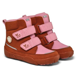 Scarpe da bambino Affenzahn Mid Boot Vegan Comfy Deer rosa Deer