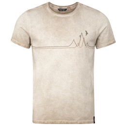 Maglietta da uomo Chillaz Rigi Mountain Line beige SandWashed