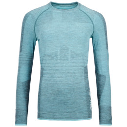 Maglietta sportiva da donna Ortovox W's 230 Competition Long Sleeve blu IceWaterfall