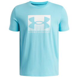 Maglietta sportiva per bambini Under Armour UA B Boxed Sports Update SS Fresco Blue
