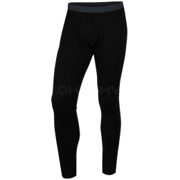 Pantaloni termici da uomo Husky Merino 100 nero Black
