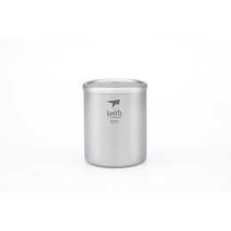 Tazza termica Keith Titanium Double-Wall Tit. Mug 450 ml grigio