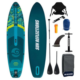 Stand up paddle Sun Reflections XXL 11'6'' Combo verde/blu Emerald Green