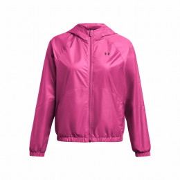 Felpa da donna Under Armour SPORT WINDBREAKER JKT rosa AstroPink/Black