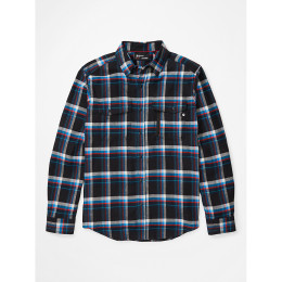 Camicia da uomo Marmot Tromso Midweight Flannel LS nero Black
