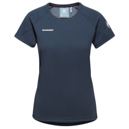Maglietta da donna Mammut Aegility T-Shirt Women blu/bianco marine melange-white