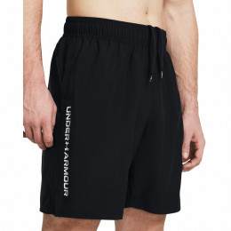 Pantaloncini da uomo Under Armour Woven Wdmk Shorts nero Black/White