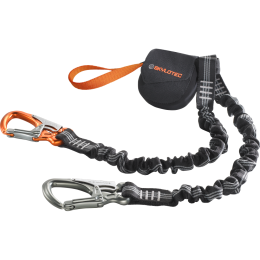 Freno da ferrata Skylotec Skysafe Duro nero/arancio Black/Orange