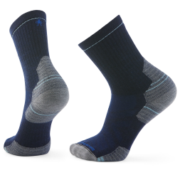 Calze Smartwool Hike Targeted Cushion Mid Crew Socks blu/grigio DEEP NAVY