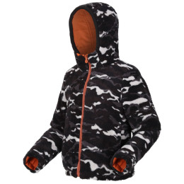 Giacca da bambino Regatta Kyrell Reversible Jacket arancione/nero BrntCp/BlkCa