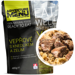 Pasto pronto Adventure Menu Arrosto di maiale con gnocchi di patate e crauti 400g