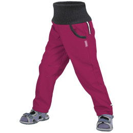 Pantaloni softshell per bambini Unuo bez zateplení Street rosa