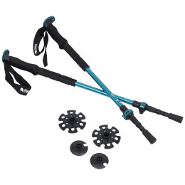 Bastoncini da trekking Zulu Dual Lock Antishock blu blue