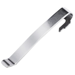 Multiclip Leatherman Quick-Release Engravable Pocket Clip argento POLISHED