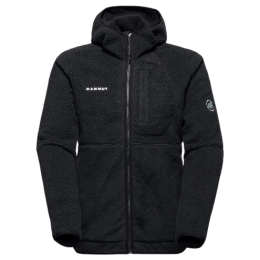 Felpa da uomo Mammut Falera Pro ML Hooded Jacket Men nero black 0001