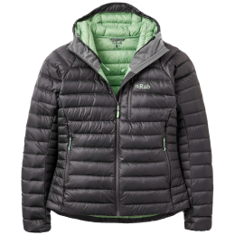 Giacca da donna Rab Microlight Alpine Down Hoody grigio Graphene