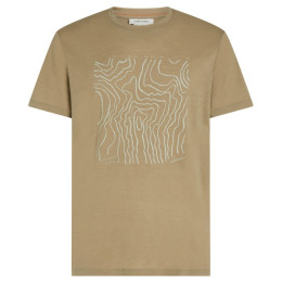 Maglietta funzionale da uomo Icebreaker M 150 Tech Lite SS Tee Great Heights marrone chiaro Cumin