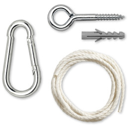 Attacco per amaca La Siesta Seguro bianco