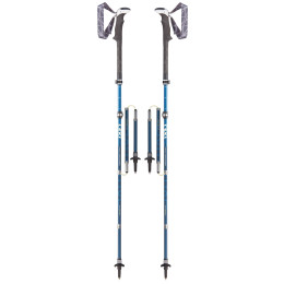 Bastoncini da trekking Leki Micro Vario Carbon Antishock blu DarkblemetallicDarkblueWhite