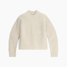 Maglione da donna Royal Robins W Rockcraft Mock Neck beige Soapstone HTR