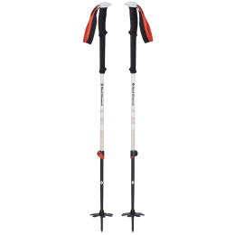 Bastoncini da skialp Black Diamond Expedition 2 nero/arancio Ginger