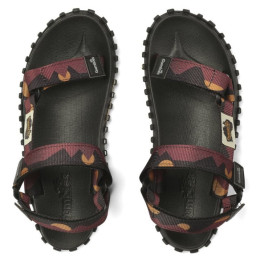 Sandali da uomo Gumbies Scrambler Burgundy a Orange viola/arancio fialová/oranžová