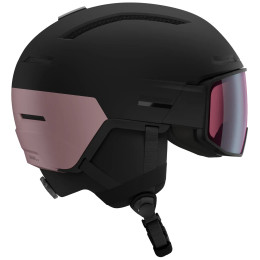 Casco da sci Salomon Driver Pro Sigma Mips nero/rosa Black / Dawn Pink