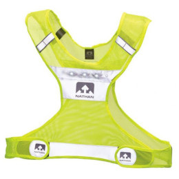 Gilet da corsa Nathan LightStreak giallo SafetyYellow