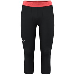Pantaloni termici da uomo a 3/4 Salewa Cristallo Warm Amr M 3/4Tight nero black out