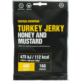 Jerky Tactical Foodpack Turkey Jerky Honey & Mustard