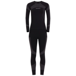 Intimo termico da donna Fundango Seamless Baselayer Set nero black