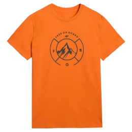 Maglietta da uomo 4F Tshirt M3138 arancione ORANGE