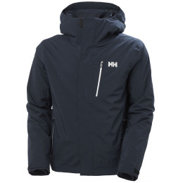 Giacca da sci da uomo Helly Hansen Bonanza Mono Material Jacket blu scuro Navy