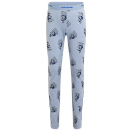 Mutande sportive per bambini Icebreaker Kids M 200 Oasis Leggings Bear Tour AOP azzurro Zinc Blue/Aop
