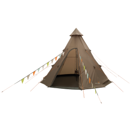 Tenda familiare Easy Camp Rands Tipi marrone