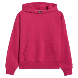 Felpa da donna 4F Sweatshirt F1887 rosso DARK PINK