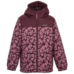 Giacca invernale per bambini Regatta Lofthouse Fig/Violet Leopard rosa/porpora Fig/Violet Leopard