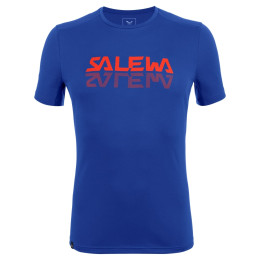 Maglietta da uomo Salewa *Sporty Graphic Dry M S/S Tee blu Electric