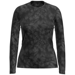 Maglietta da donna Icebreaker W Mer 200 Oasis LS Crewe Cloud Dye nero Graphite/Black/Cd